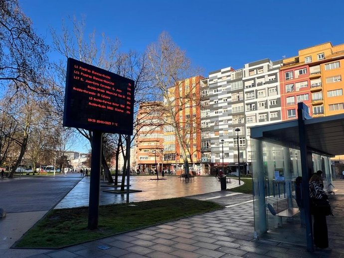 Pantalla informativa CTA Avilés.