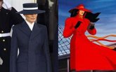 Foto: Melania Trump se convierte en el meme de la investidura: "He encontrado a Carmen Sandiego"