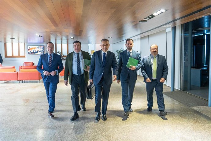 Los diputados de Vox en la Asamblea de Extremadura