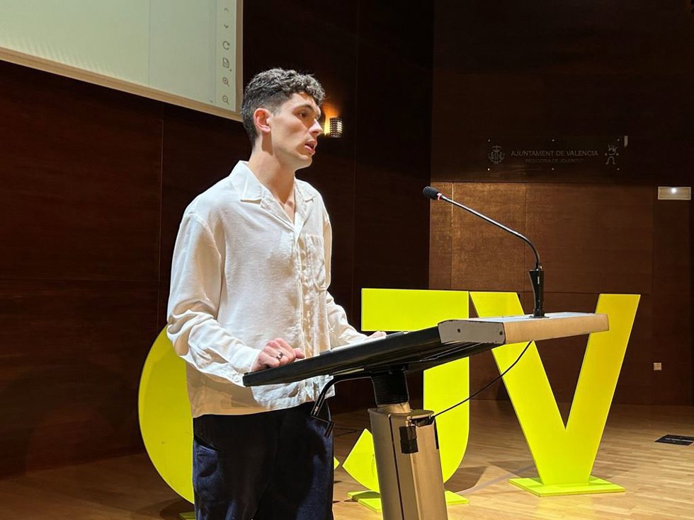 Archivo - El presidente del Consell de la Joventut de Valncia, Pablo Bottero, en imagen de archivo