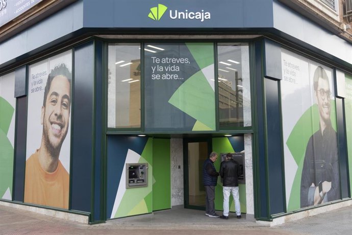 Una oficina de Unicaja.