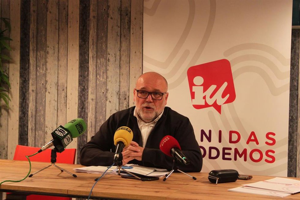 El edil de IU, Txema Fernández.
