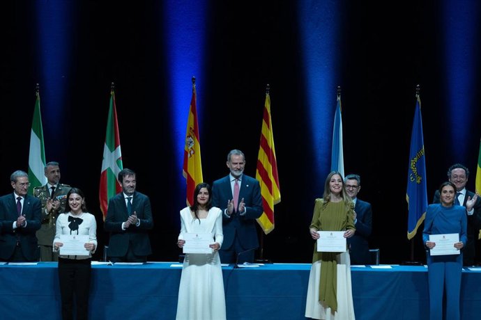 Archivo - El acto de entrega de los despachos a 160 nuevos jueces, en el Auditori Fòrum del Centro de Convenciones Internacional de Barcelona, a 14 de febrero de 2024, en Barcelona, Catalunya (España)