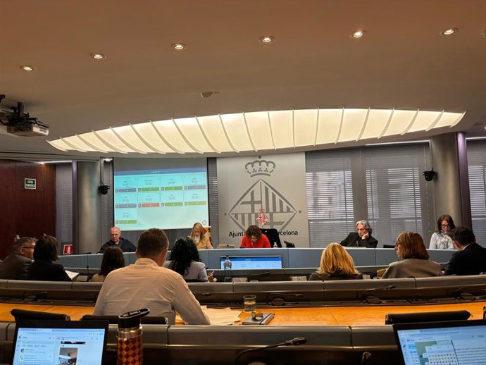 Comisión de Derechos Sociales, Cultura y Deportes celebrada este martes en el Ayuntamiento de Barcelona
