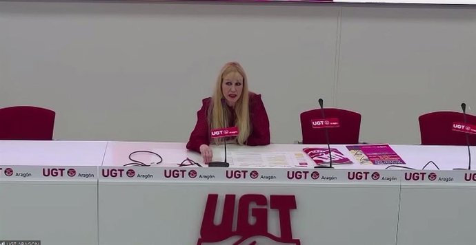 La secretaria del Sector Servicios Sociales y a la Comunidad de UGT Servicios Públicos Aragón, Angélica Mazo.