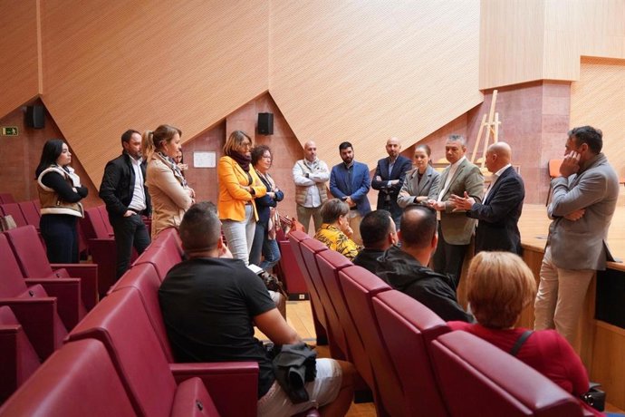 Presentación de las obras de la carretera de La Camella