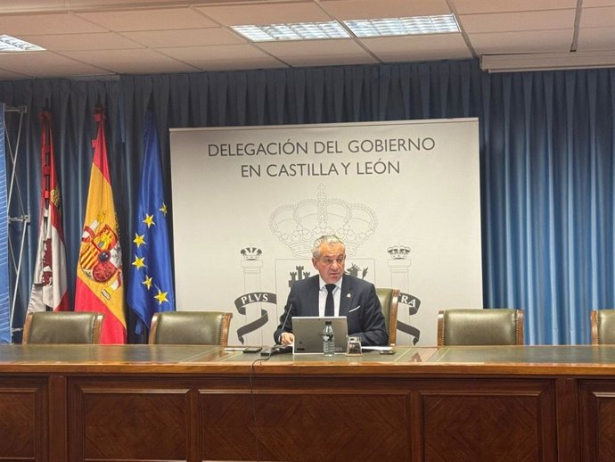 El delegado del Gobierno en Castilla y León, Nicanor Sen, realiza el balance del año 2024