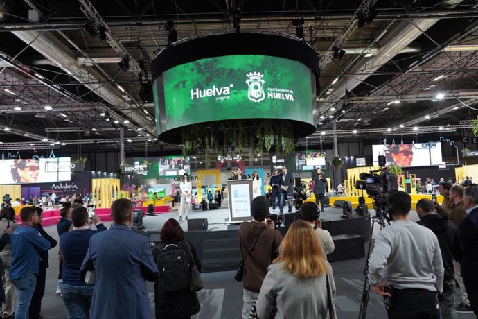 Imagen de archivo del stand de Huelva en Fitur.