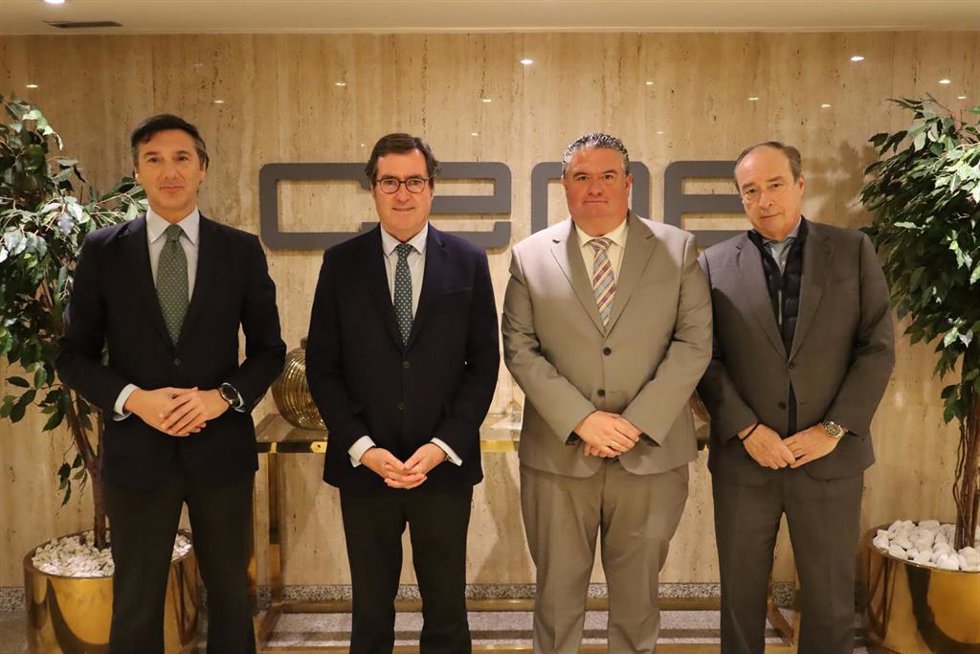 Mario Azañón, Antonio Garamendi, Bartolomé González y José Alberto González-Ruiz.