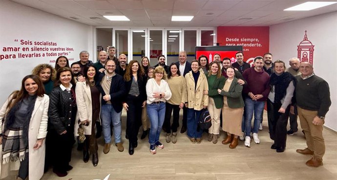Representantes del PSOE en el Campo de Gibraltar.