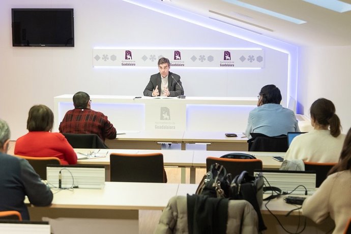 El concejal de Servicios Municipales de Guadalajara, David García.