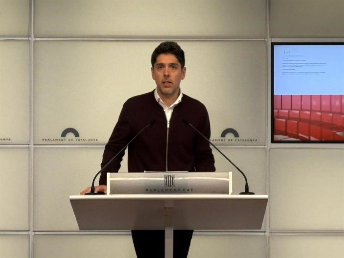 El portavoz de los Comuns en el Parlament, David Cid