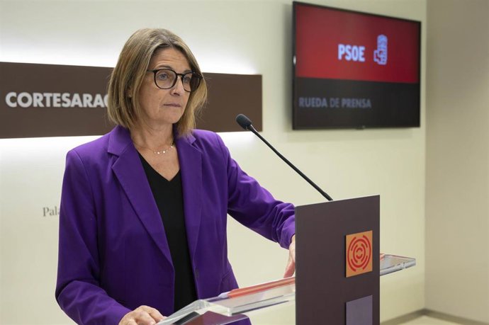 Archivo - La diputada del PSOE Pilimar Zamora.