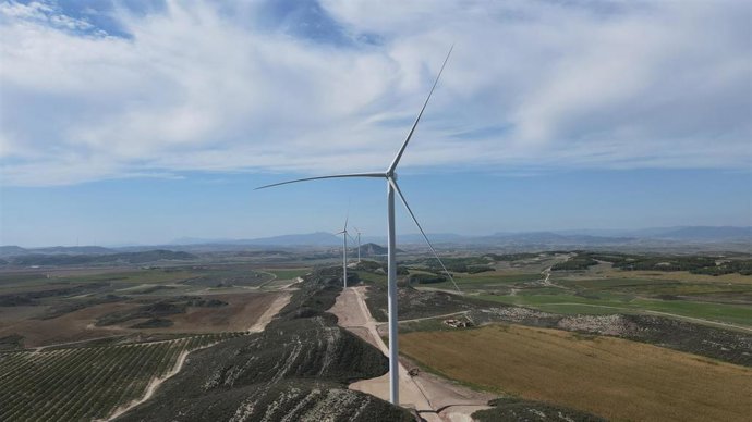Archivo - Parque eólico