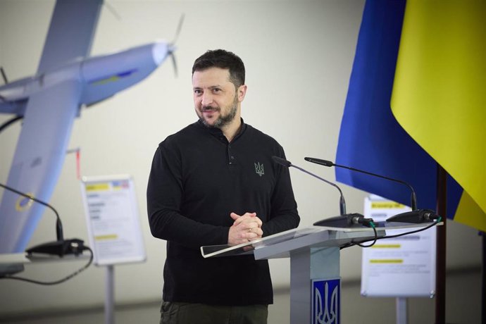 El presidente de Ucrania, Volodimir Zelenski
