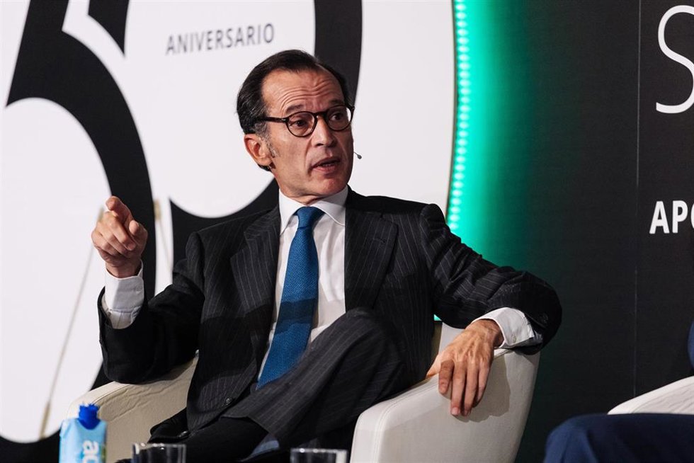 Archivo - El consejero delegado de Singular Bank, Javier Marín, participa en la segunda jornada del XXX Encuentro del Sector Financiero, en el Hotel Meliá Castilla, a 8 de noviembre de 2023, en Madrid (España). Este encuentro ha sido organizado por Delo