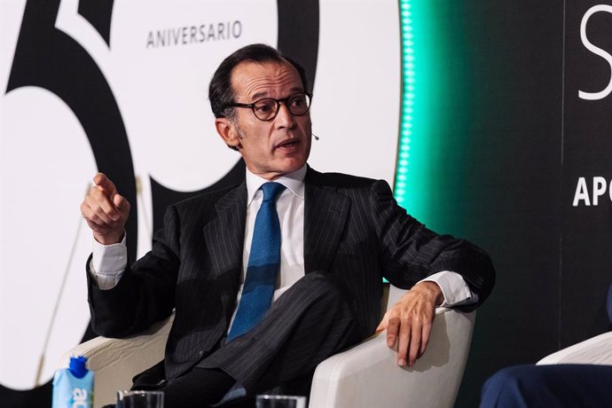 Archivo - El consejero delegado de Singular Bank, Javier Marín, participa en la segunda jornada del XXX Encuentro del Sector Financiero, en el Hotel Meliá Castilla, a 8 de noviembre de 2023, en Madrid (España). Este encuentro ha sido organizado por Deloit