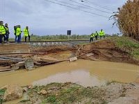 Restablecida la circulación de trenes en la línea Sevilla-Huelva tras dos días suspendida por acumulación de agua