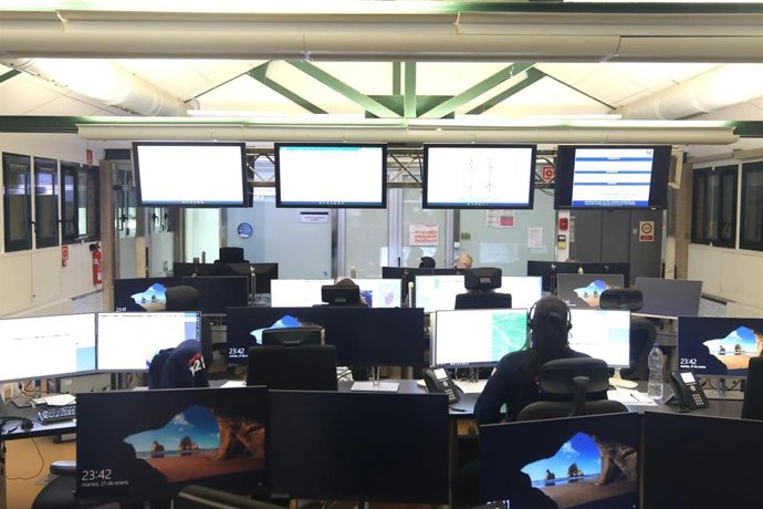 Sala de la dirección general de Emergencias.