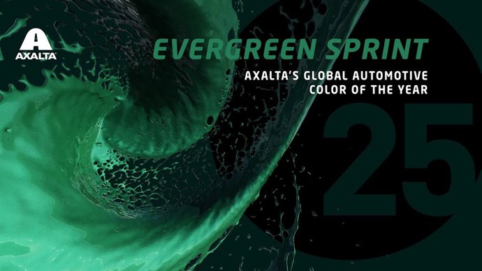Axalta presenta el 'Evergreen Sprint' como el color global para la automoción de 2025