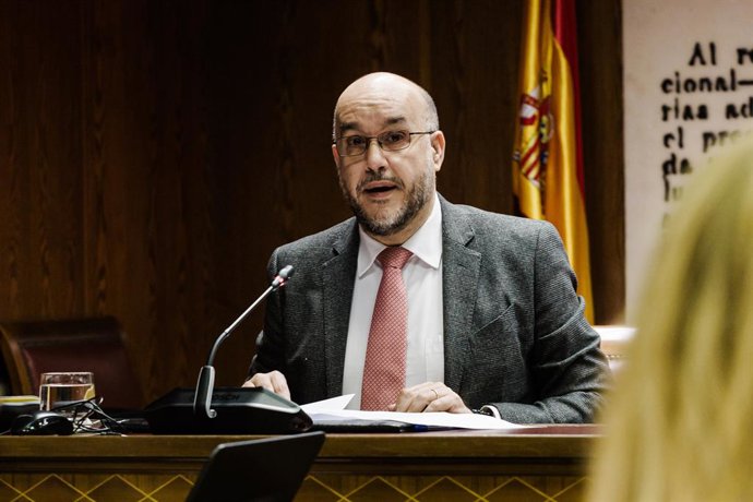 El director del Gabinete de la Vicepresidenta Primera del Gobierno, Carlos Moreno Medina, comparece ante la Comisión de Investigación sobre el ‘caso Koldo’, en el Senado, a 22 de enero de 2025, en Madrid (España). La comisión trata sobre los contratos, li