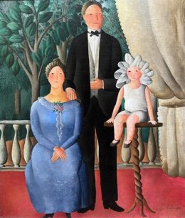 El Museu d'Art de Girona adquiere la obra 'La familia' de Olga Sacharoff para su colección