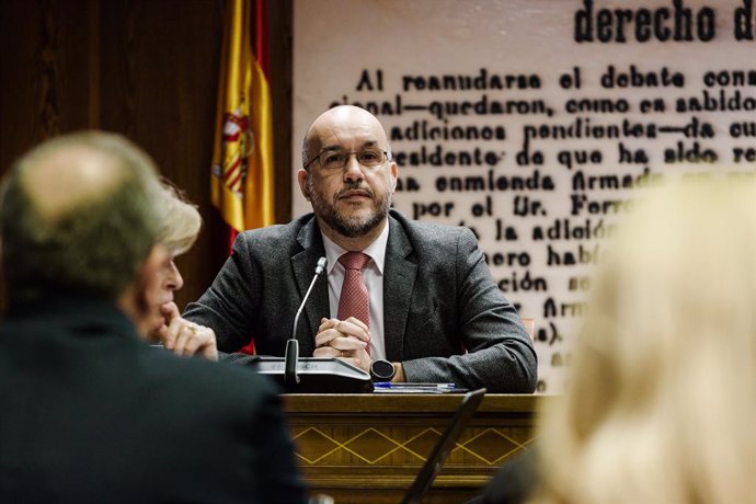 El director del Gabinete de la Vicepresidenta Primera del Gobierno, Carlos Moreno Medina, ante  la Comisión de Investigación sobre el ‘caso Koldo’, en el Senado