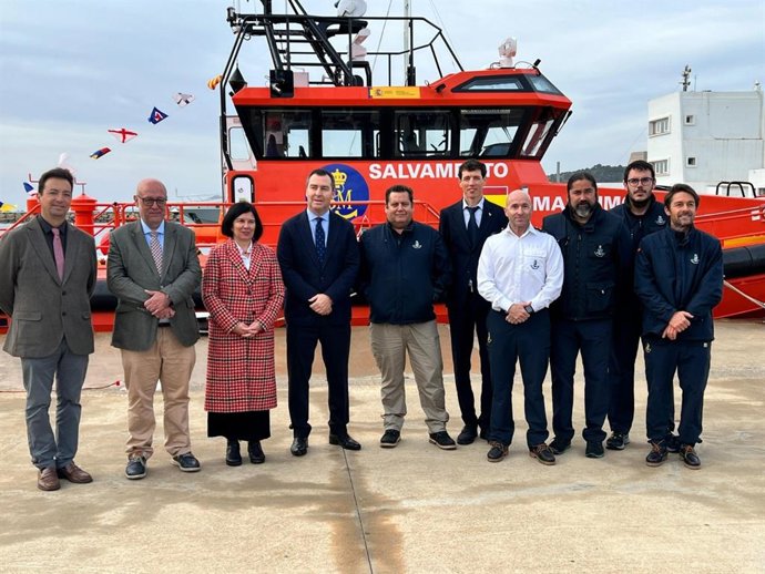 Presentación en Ibiza de la nueva embarcación 'salvamar' de Salvamento Marítimo.