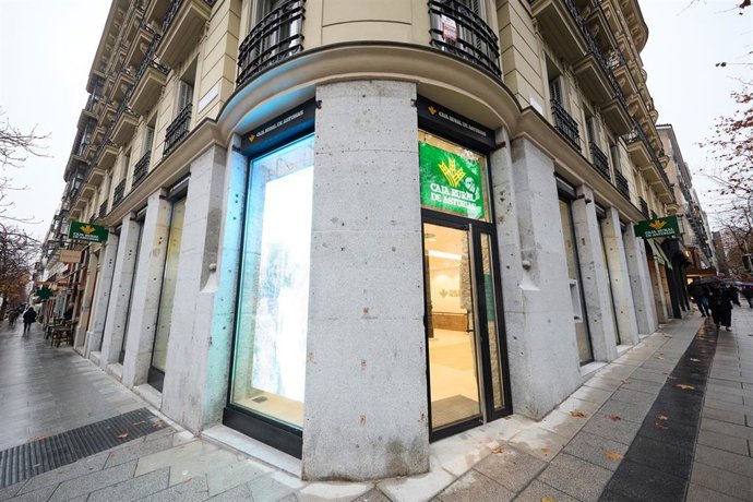 Nueva oficina de Caja Rural de Asturias en Madrid.