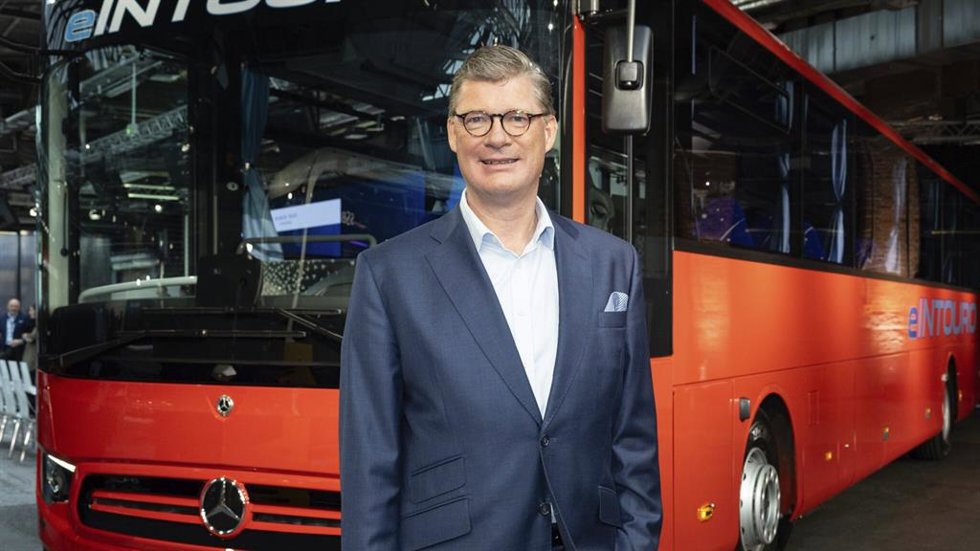 El nuevo presidente de la división de autobuses y autocares de Acea, Till Oberwrder.