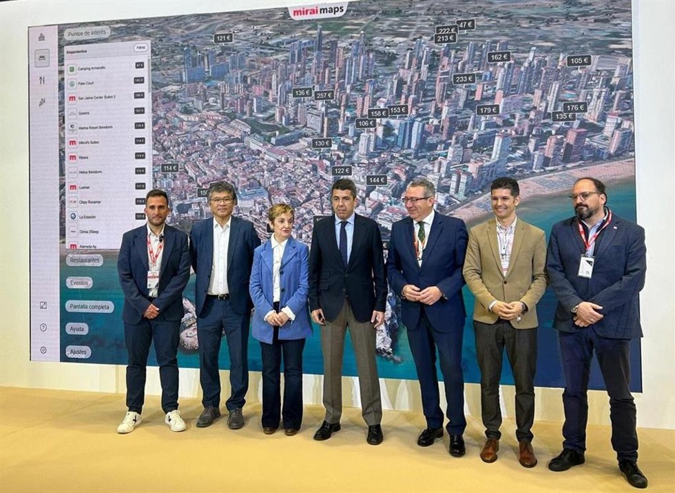 Hosbec presenta en Fitur 'Mirai Maps: Benidorm' para "revolucionar" el diseño de la experiencia turística.