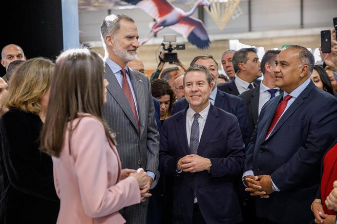 El presidente de Castilla-La Mancha, Emiliano García-Page, ha asistido a la inauguración de la Feria Internacional de Turismo, FITUR, por parte de SS.MM. Los Reyes de España.