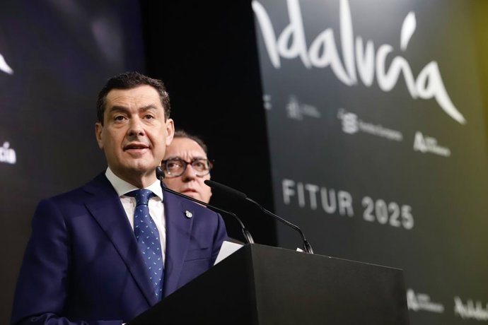 El presidente de la Junta de Andalucía, Juanma Moreno