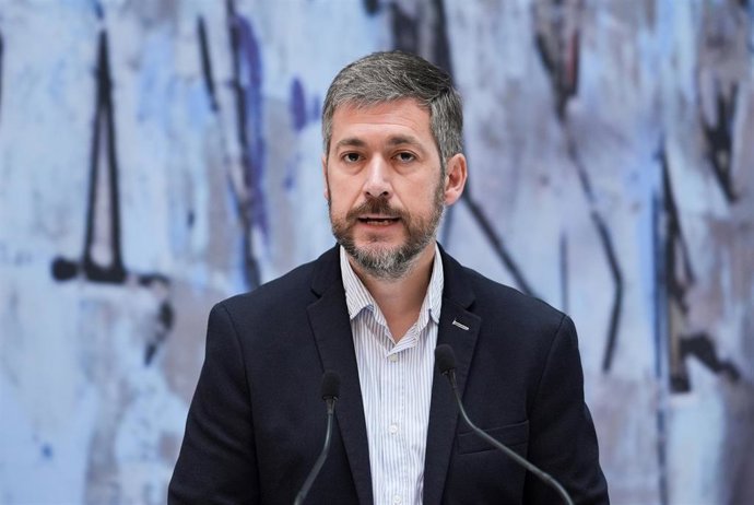 El consejero de Presidencia, Justicia y Administración Local de la Comunidad de Madrid, Miguel Ángel García Martín, en declaraciones desde la Real Casa de Postas