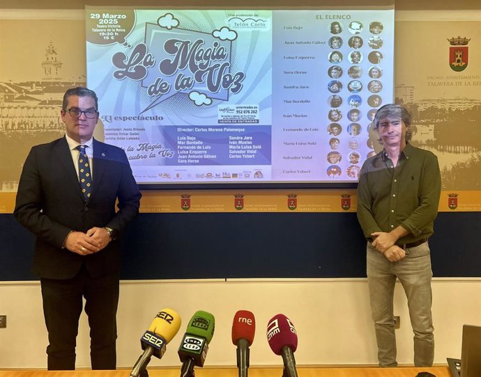 Presentación de la décima edición del espectáculo 'La Magia de la Voz'.