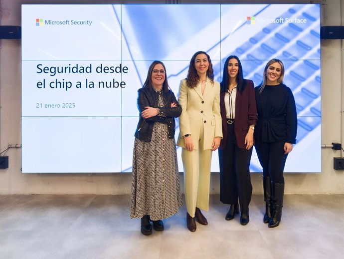 Responsables de Seguridad en Microsoft España, en el evento 'Seguridad desde chip a la nube'