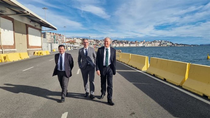 Santiago Díaz, César Díaz y Eduardo Arasti