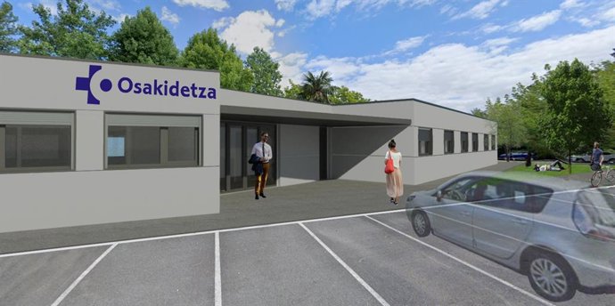 Inician los trabajos del edificio modular para acometer la obra del bloque quirúrgico en el Hospital Bidasoa