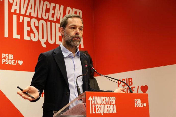 El portavoz del grupo socialista en el Ayuntamiento de Palma, Xisco Ducrós.