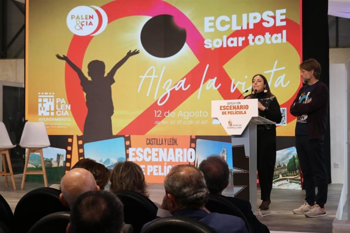 Miriam Andrés en la presentación de la oferta turística de la capital palentina.