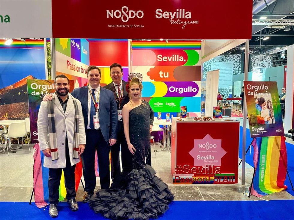 Presentación de 'Orgullo en Sevilla' en Fitur.
