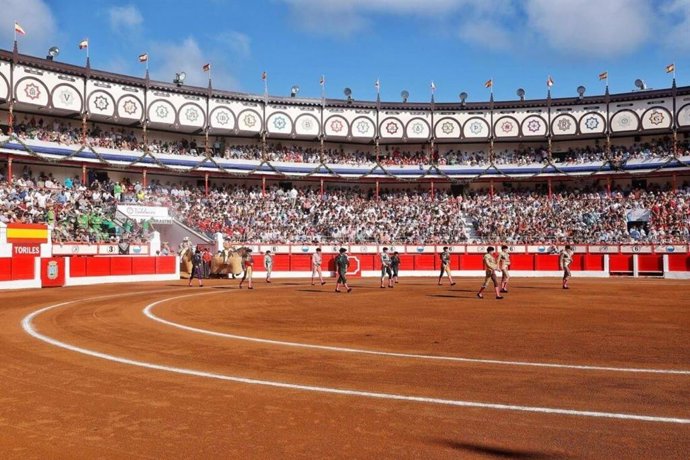 Archivo - Feria Taurina de Santiago, en Santander.