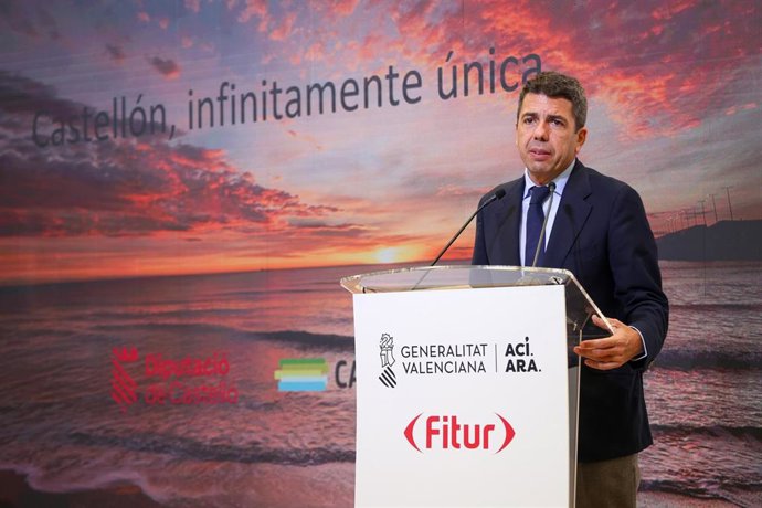 Mazón reafirma el "compromiso" de la Generalitat para apoyar a Castellón en su capacidad de crecimiento turístico
