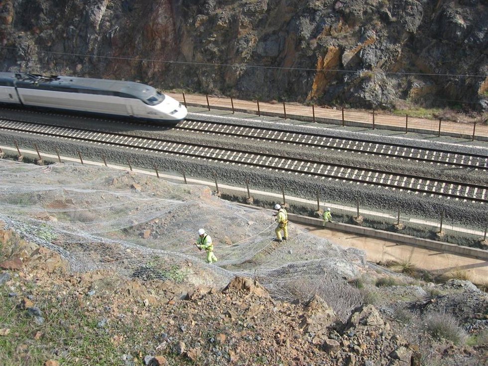 Labores de mantenimiento en la red ferroviaria