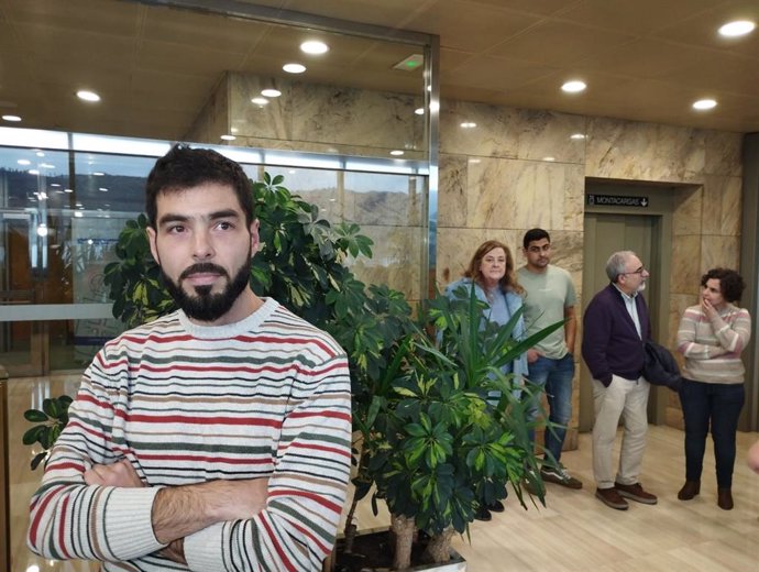 El portavoz del Comité de Empresa de Idonial, Hugo Pérez.