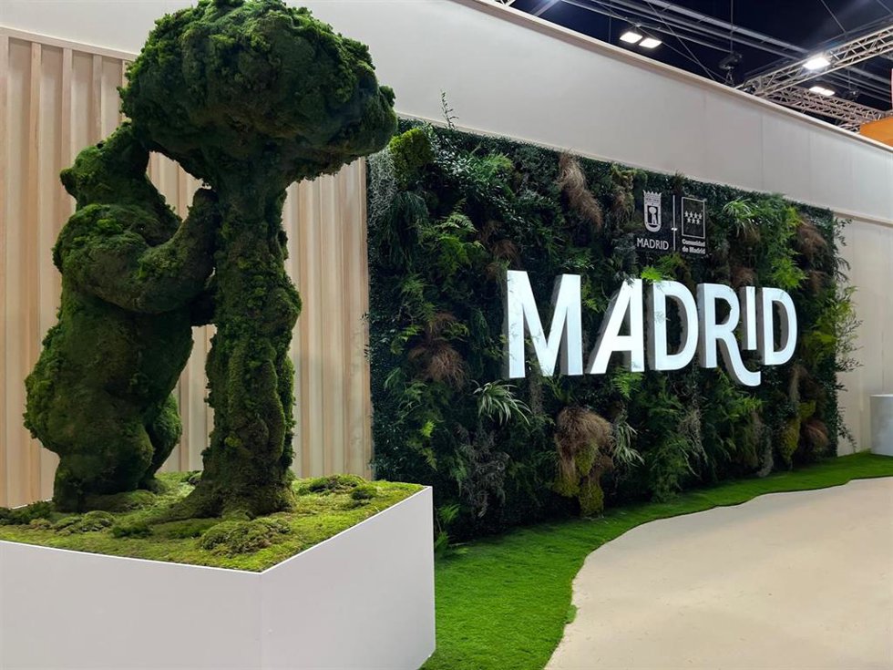 Uno de los rincones del estand de Madrid en la 45 edición de Fitur