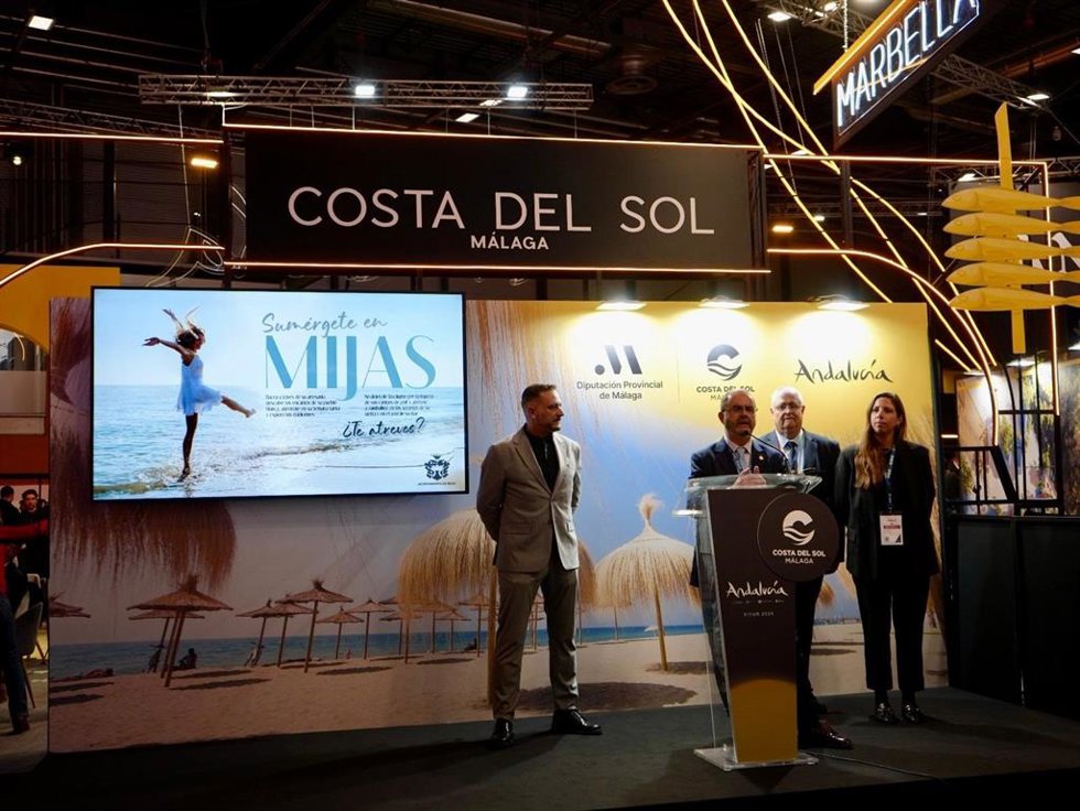 El edil de Turismo de Mijas, Francisco Jerez, en Fitur