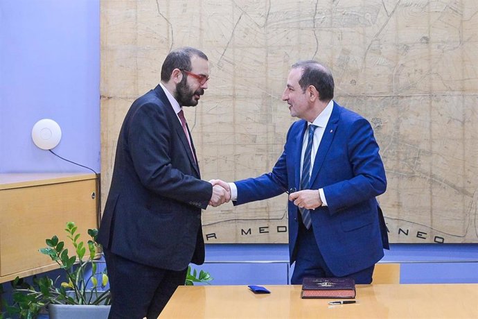 El alcalde de Mataró, David Bote, y el conseller de Justícia y Calidad Democrática, Ramon Espadaler