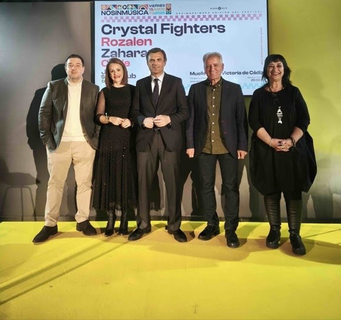 Presentación en Fitur del cartel del No Sin Música de Cádiz.