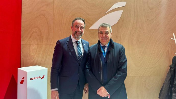 El conseller de Vivienda, Territorio y Movilidad, José Luis Mateo, este miércoles en Fitur.